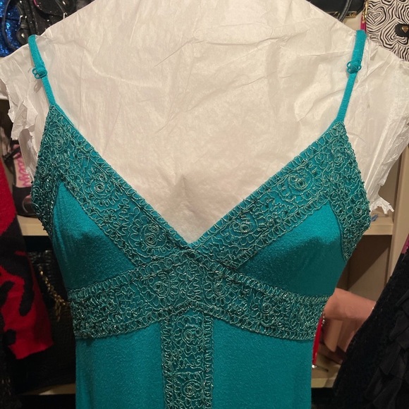 VTG Betsey Johnson Teal Dress - Picture 2 of 6